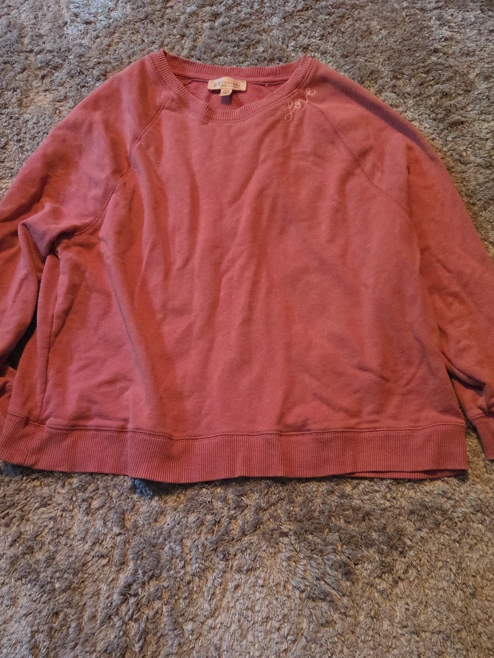 Philosophy Mauve Crewneck Sweatshirt